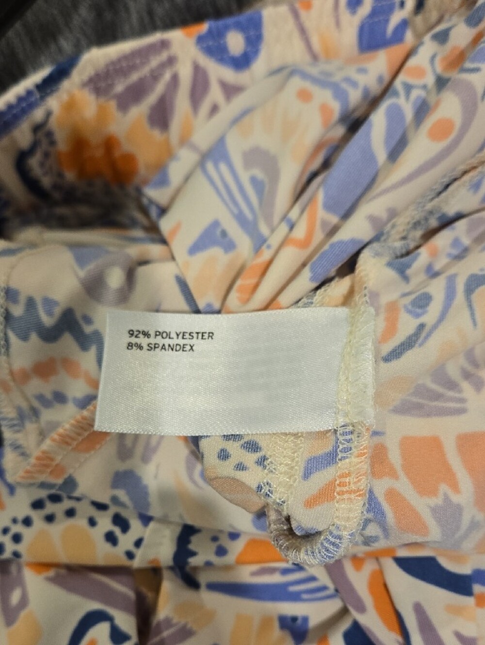 Duluth Trading Co Peach & Blue Floral Pajama Pants - Picture 3 of 6